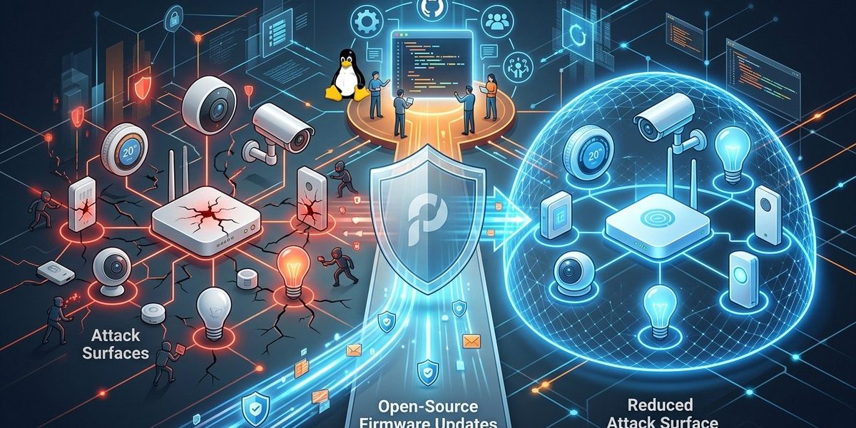How Open-Source Firmware Updates Reduce IoT Attack Surfaces
