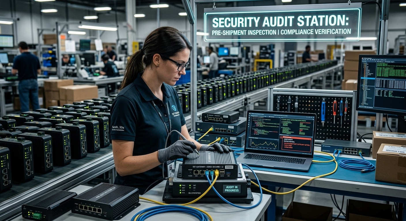 Auditing Exposed Ports on IoT Gateways Before They Ship to the Field